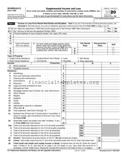 Get IRS Schedule E 1040 Form
