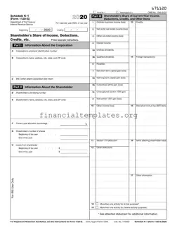 Get IRS Schedule K-1 1120-S Form