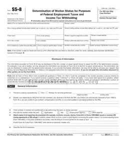 Get IRS SS-8 Form