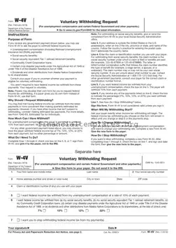 Get IRS W-4V Form