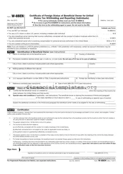 Get IRS W-8BEN Form