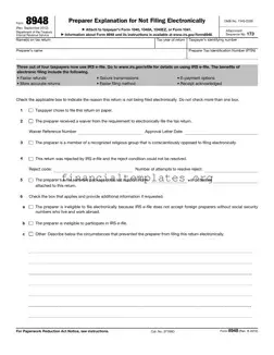 Get Is 8948 Sent To Irs Form