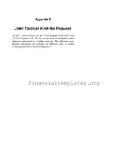 Get Joint Tactical Airstrike Request Form