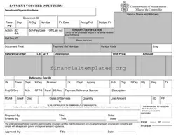 Get Massachusetts Payment Voucher Form