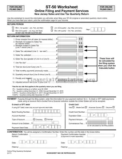 Get Nj Sales Tax St 50 Form