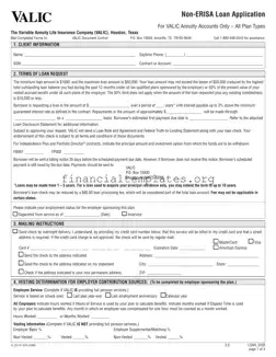 Get Non Erisa Loan Application Form