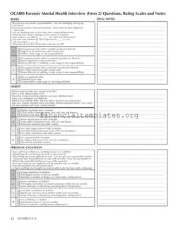 Get Ocairs Forensic Form