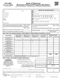 Get Otc 901 Oklahoma Tax Form