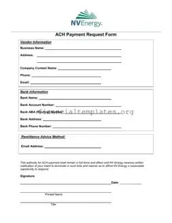 Get Payment Request Form