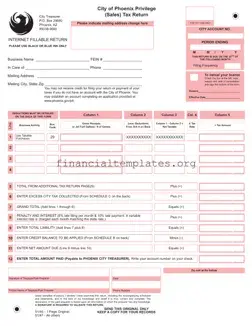 Get Phoenix Tax Return Form