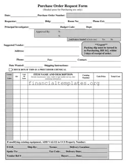 Get Purchase Order Form