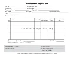 Get Purchase Request Form