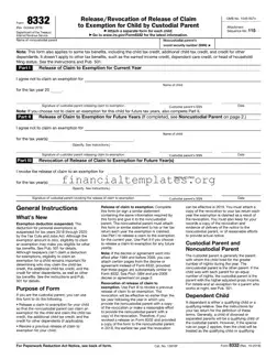 Get IRS 8332 Form