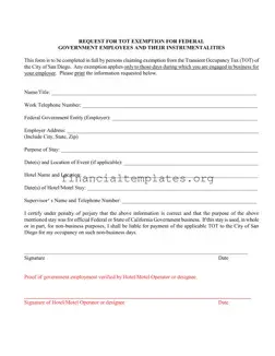 Get San Diego Exemption Tax Form