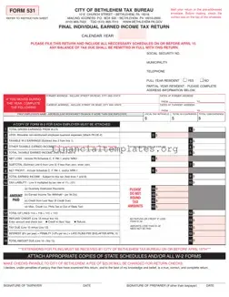 Get Tax 531 Form