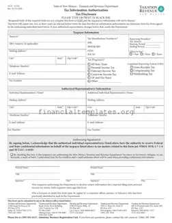 Get Tax Information Authorization Form