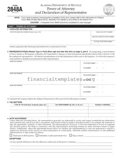 Get Tax POA 2848a Form
