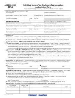 Get Tax POA 285-I Form
