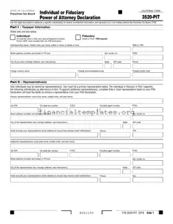 Get Tax POA 3520-PIT Form