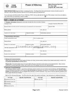Get Tax POA form 2848-me Form