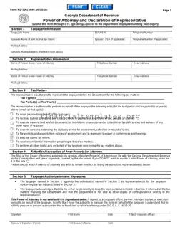 Get Tax POA form rd-1061 Form