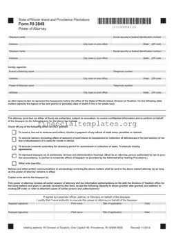 Get Tax POA form ri-2848 Form