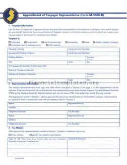 Get Tax POA m-5008-r Form