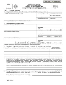 Get Tax POA sc2848 Form