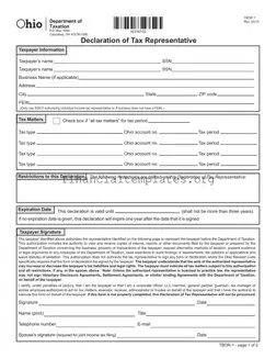 Get Tax POA tbor-1 Form