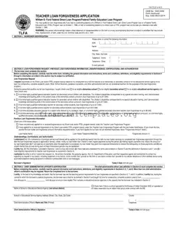 Get Teacher Loan Forgiveness Application Form