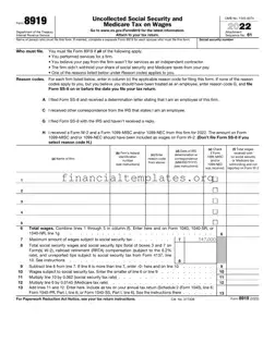 Get IRS 8919 Form