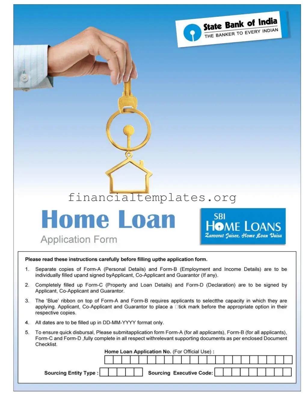 Get Sbi Home Loan Application Form