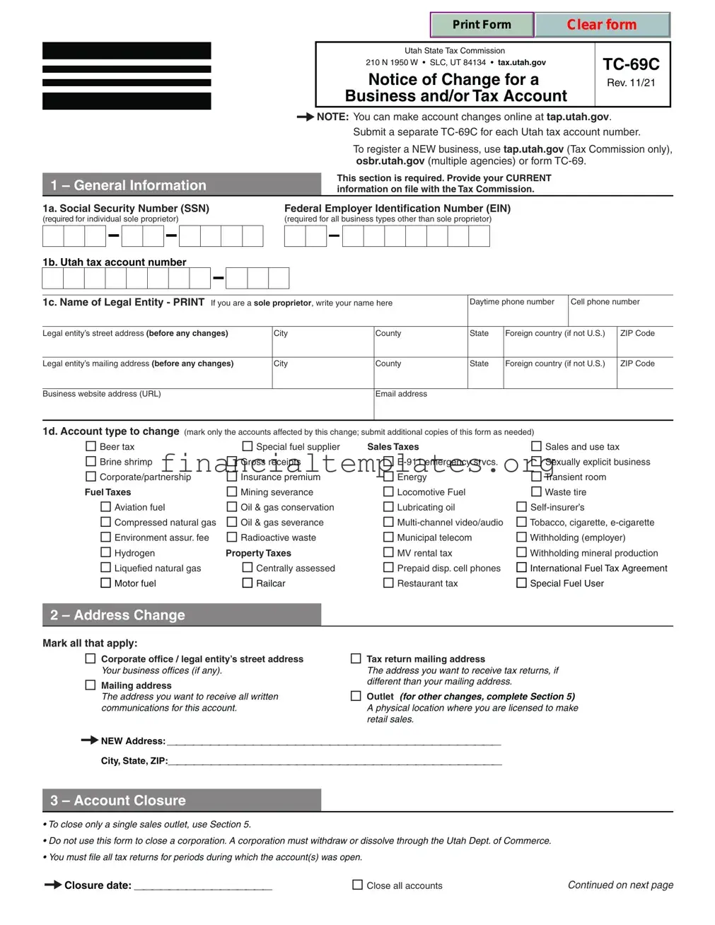 Get Tax 69 C Form