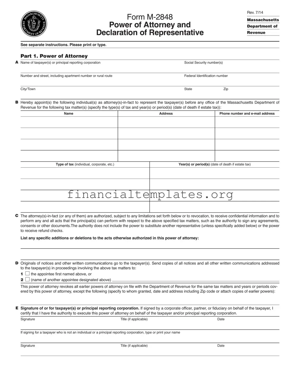 Get Tax POA m 2848 Form