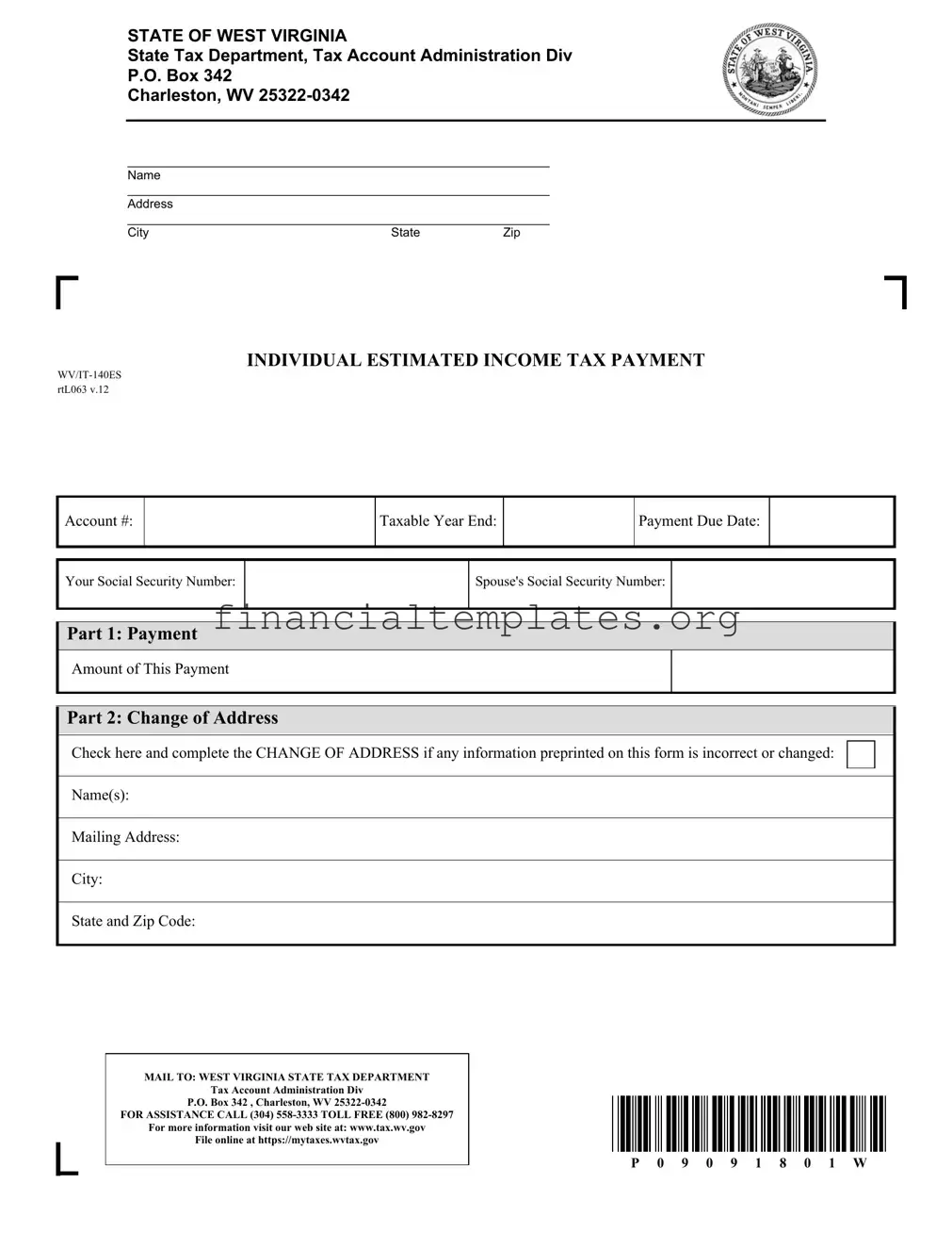 Get West Virginia Estimated Tax Form